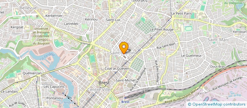 localisation de l'entreprise MONSIEUR YANN SALOU à BREST
