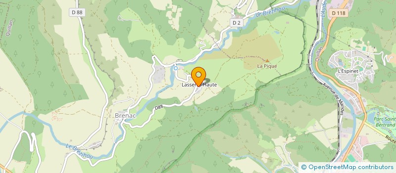 localisation de l'entreprise MONSIEUR YANN SAN-MARTIN  QUILLAN