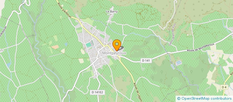 localisation de l'entreprise MONSIEUR YANN SANCHEZ à MONTPEYROUX
