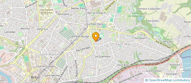 localisation de l'entreprise MONSIEUR YANN SAOUTER à QUIMPER