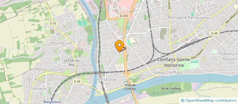 localisation de l'entreprise MONSIEUR YANN SARTOR  CONFLANS-SAINTE-HONORINE