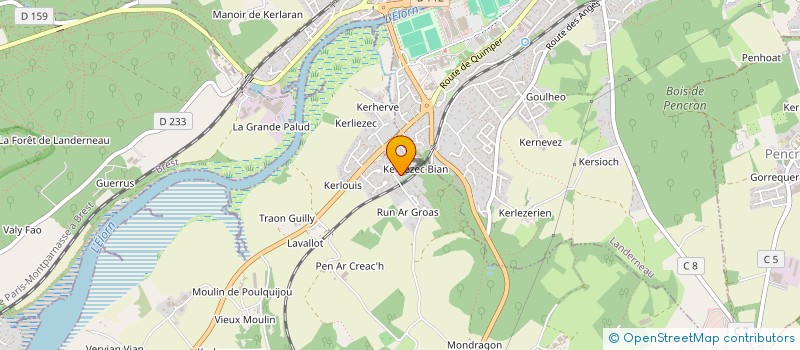 localisation de l'entreprise MONSIEUR YANN SCHERFLING  DIRINON