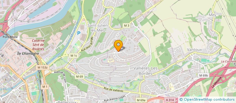 localisation de l'entreprise MONSIEUR YANN SCHMITT  METZ