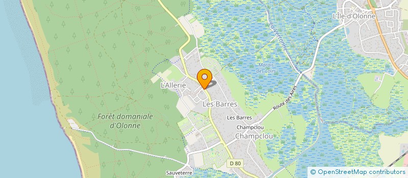 localisation de l'entreprise MONSIEUR YANN SCIQUOT  LES SABLES-D'OLONNE