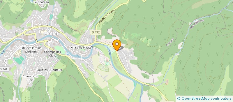 localisation de l'entreprise MONSIEUR YANN SEBILE à ORNANS