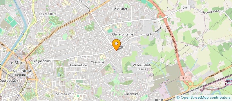 localisation de l'entreprise MONSIEUR YANN SEGALEN  LE MANS