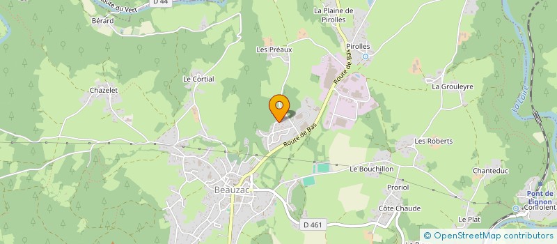 localisation de l'entreprise MONSIEUR YANN SEGURA  BEAUZAC