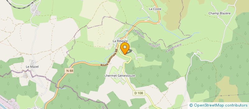 localisation de l'entreprise MONSIEUR YANN SEMANAZ  LESPERON