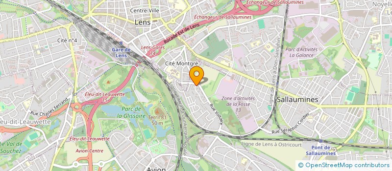 localisation de l'entreprise MONSIEUR YANN SENECHAL  LIEVIN