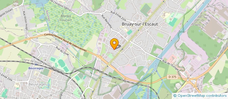 localisation de l'entreprise MONSIEUR YANN SENEZ  BRUAY-SUR-L'ESCAUT