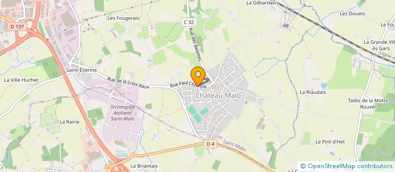 localisation de l'entreprise MONSIEUR YANN SERVIERES  SAINT-MALO