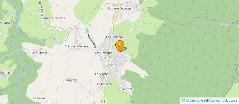 localisation de l'entreprise MONSIEUR YANN SEVESTRE  GRUFFY