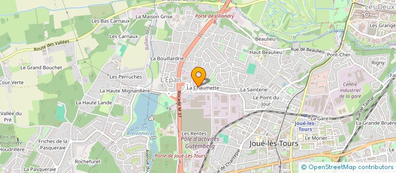 localisation de l'entreprise MONSIEUR YANN SIBERIL  JOUE-LES-TOURS