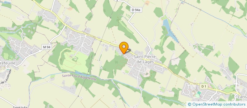 localisation de l'entreprise MONSIEUR YANN SIMON  SAINT-PIERRE-DE-LAGES