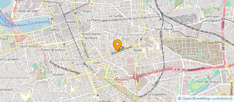 localisation de l'entreprise MONSIEUR YANN SIMONNET  MARSEILLE