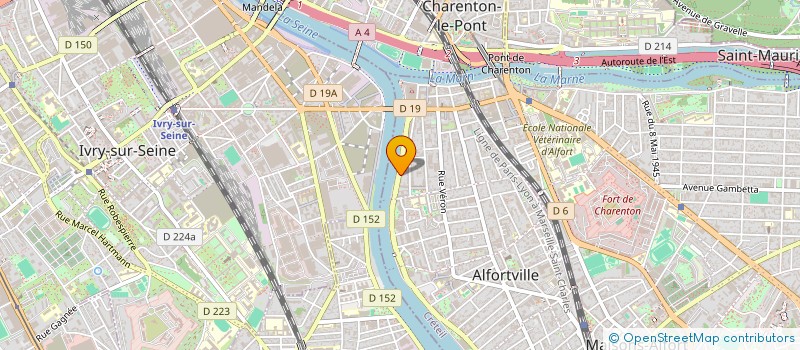 localisation de l'entreprise MONSIEUR YANN SLAMA à ALFORTVILLE