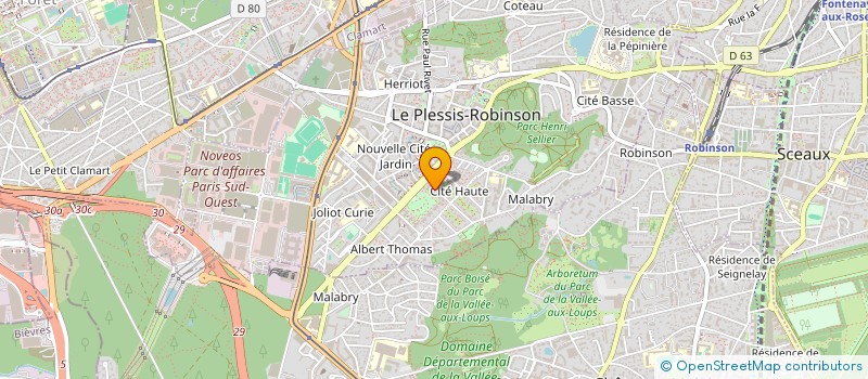localisation de l'entreprise MONSIEUR YANN SOILLY à LE PLESSIS-ROBINSON