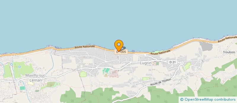 localisation de l'entreprise MONSIEUR YANN SOUDAN  LUGRIN