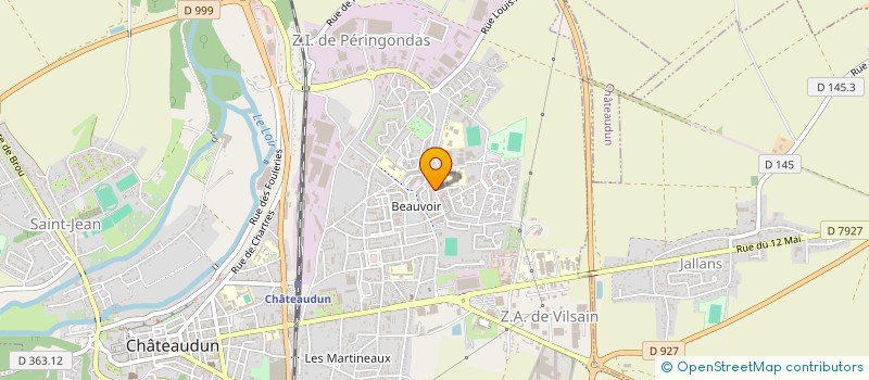 localisation de l'entreprise MONSIEUR YANN SPLINGART à CHATEAUDUN