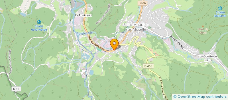 localisation de l'entreprise MONSIEUR YANN SUTTER  SAINT-MAURICE-SUR-MOSELLE