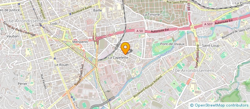 localisation de l'entreprise MONSIEUR YANN TAFFIN  MARSEILLE