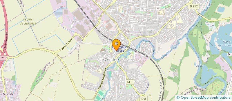 localisation de l'entreprise MONSIEUR YANN TALBOT  LE CENDRE