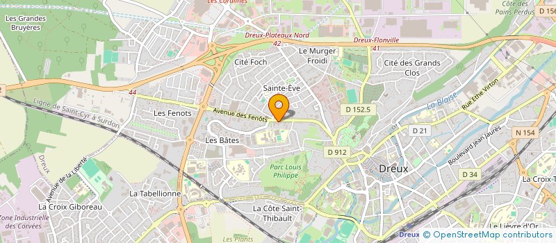 localisation de l'entreprise MONSIEUR YANN TAMBWA à DREUX