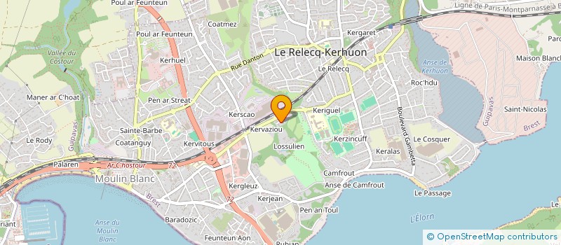 localisation de l'entreprise MONSIEUR YANN TARTU  LE RELECQ-KERHUON
