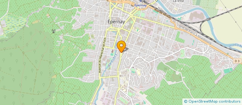 localisation de l'entreprise MONSIEUR YANN TARUFFI  EPERNAY