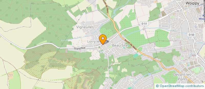 localisation de l'entreprise MONSIEUR YANN TAVERNET  LORRY-LES-METZ