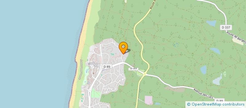 localisation de l'entreprise MONSIEUR YANN TEXIER  SEIGNOSSE