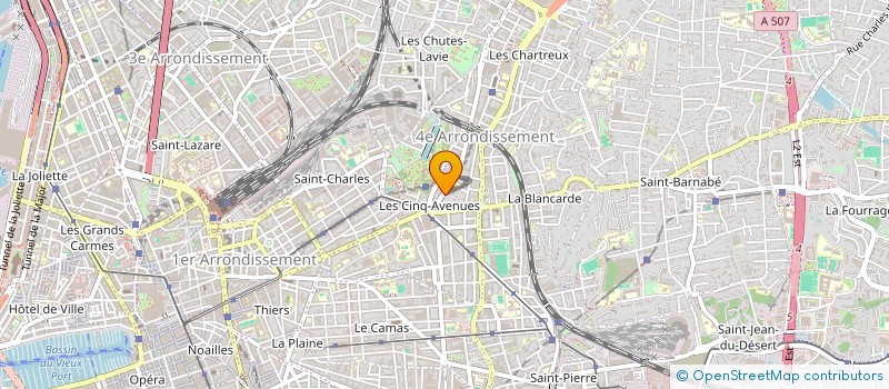 localisation de l'entreprise MONSIEUR YANN THEVENIAUT à MARSEILLE