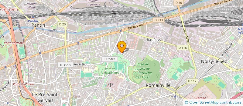 localisation de l'entreprise MONSIEUR YANN THIERY à ROMAINVILLE