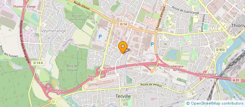 localisation de l'entreprise MONSIEUR YANN THOMAS  TERVILLE