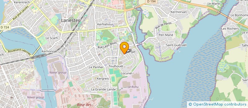 localisation de l'entreprise MONSIEUR YANN THOMAS  LANESTER