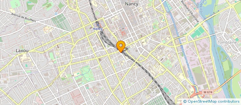 localisation de l'entreprise MONSIEUR YANN THOMAS  NANCY