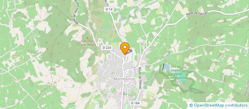 localisation de l'entreprise MONSIEUR YANN THOMASSIN à MORMOIRON
