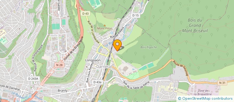 localisation de l'entreprise MONSIEUR YANN THOREL  DARNETAL