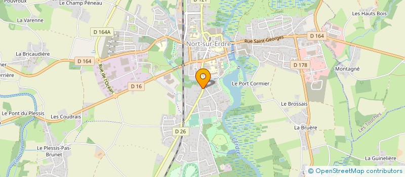 localisation de l'entreprise MONSIEUR YANN THUAL  NORT-SUR-ERDRE