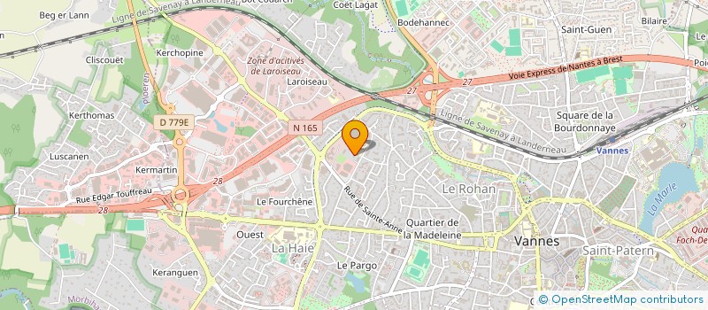 localisation de l'entreprise MONSIEUR YANN TIFIOU à VANNES