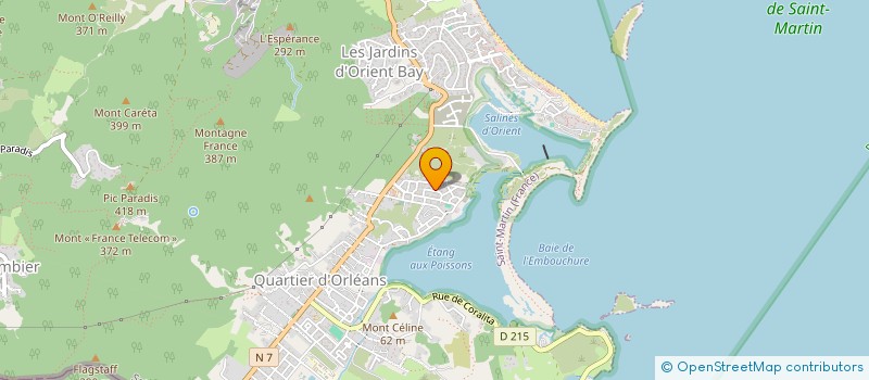 localisation de l'entreprise MONSIEUR YANN TOMA  SAINT-MARTIN