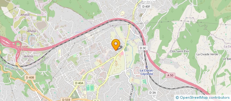 localisation de l'entreprise MONSIEUR YANN TOSATTO  LA CIOTAT