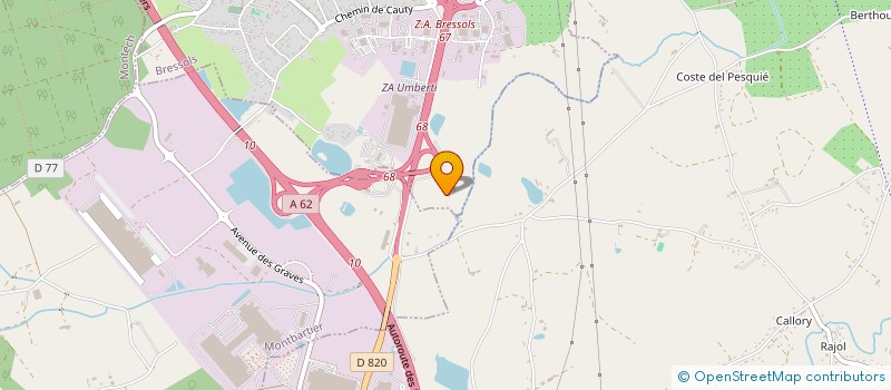 localisation de l'entreprise MONSIEUR YANN TOUCHARD  BRESSOLS