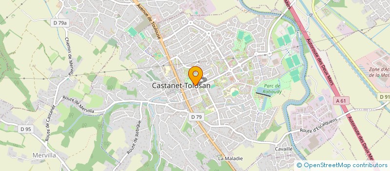localisation de l'entreprise MONSIEUR YANN TOUTAIN à CASTANET-TOLOSAN