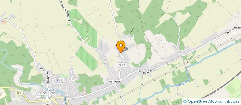 localisation de l'entreprise MONSIEUR YANN TOZER-GARNIER  VEUZAIN-SUR-LOIRE