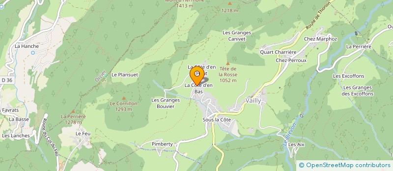 localisation de l'entreprise MONSIEUR YANN TRABICHET  FILLINGES