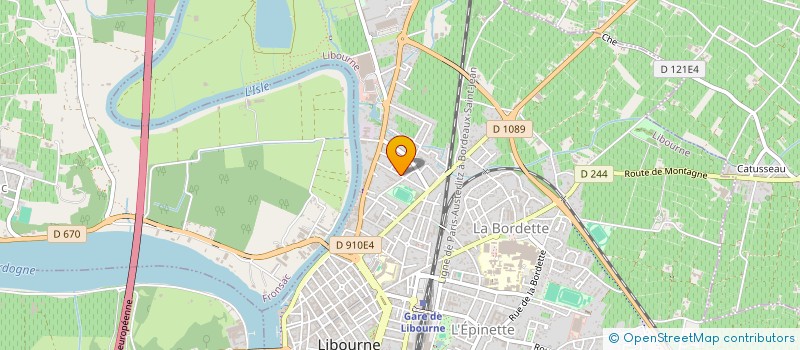 localisation de l'entreprise MONSIEUR YANN TRIMOLET à LIBOURNE