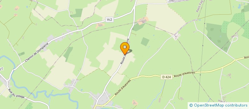 localisation de l'entreprise MONSIEUR YANN TRISTRAM  CARTIGNIES