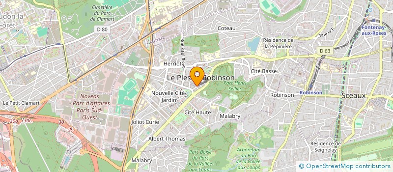 localisation de l'entreprise MONSIEUR YANN TRUCHOT à LE PLESSIS-ROBINSON