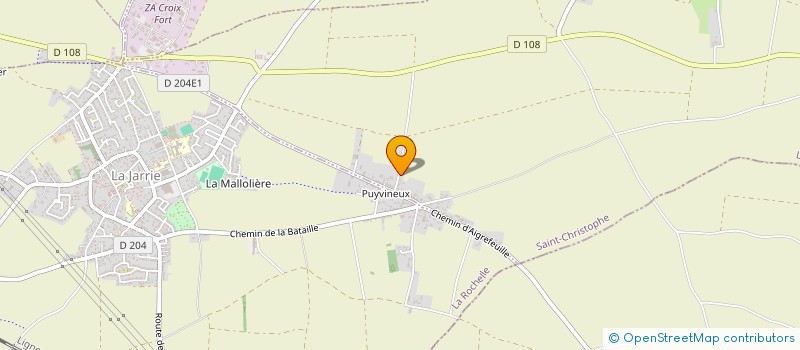 localisation de l'entreprise MONSIEUR YANN TRUFFY  SAINT-CHRISTOPHE